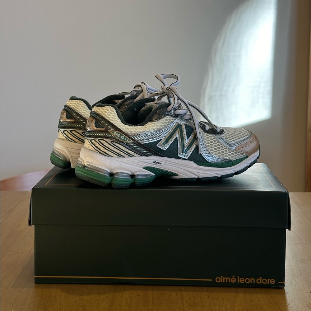 Aime Leon Dore x New Balance 860v2 Green Size 5, Like New - Picture 7 of 10